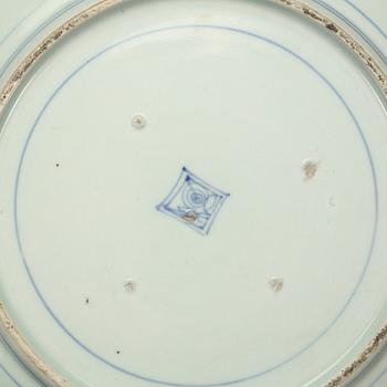 SKÅLFAT SAMT SKÅL, porslin, Japan, tidigt 1900-tal.