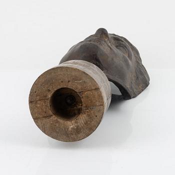 A iron sculpture, 20th century.