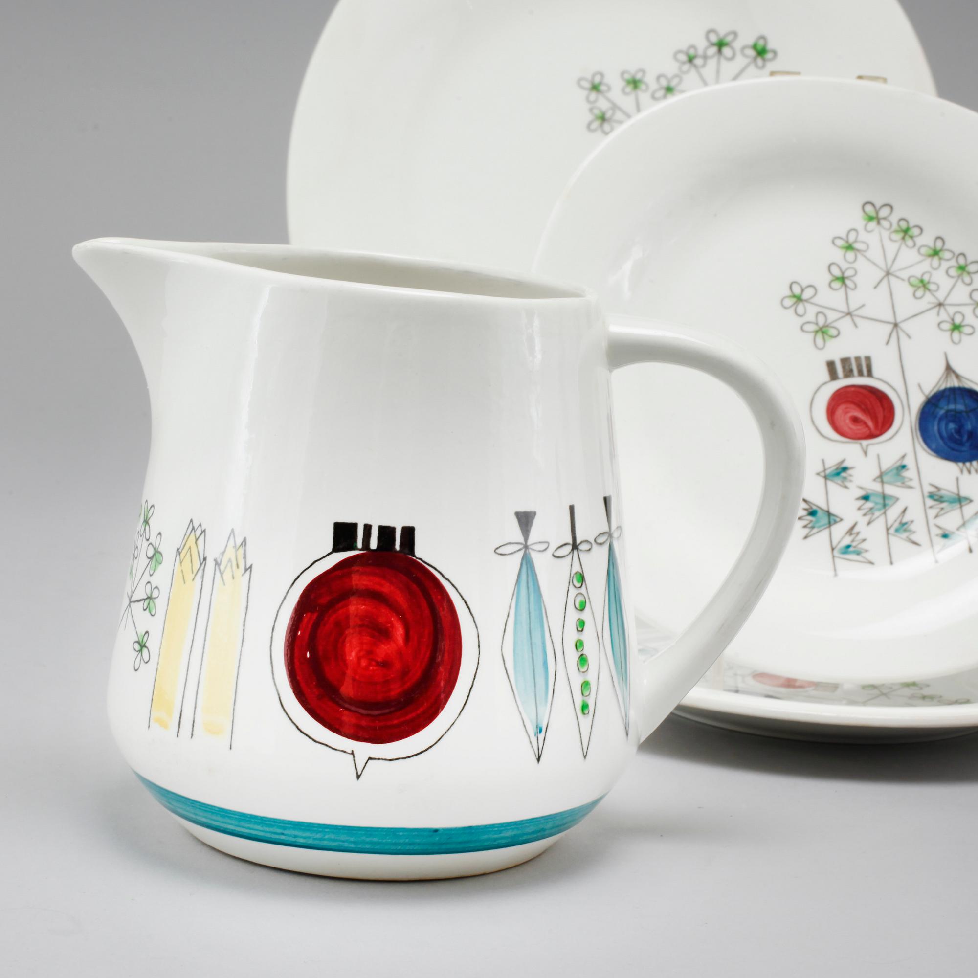 MARIANNE WESTMAN, 15 servisdelar, "Picknick",  Rörstrand, i produktion 1956-1969.