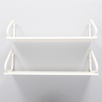 ALVAR AALTO, Two late 20th century shelves for Artek.
