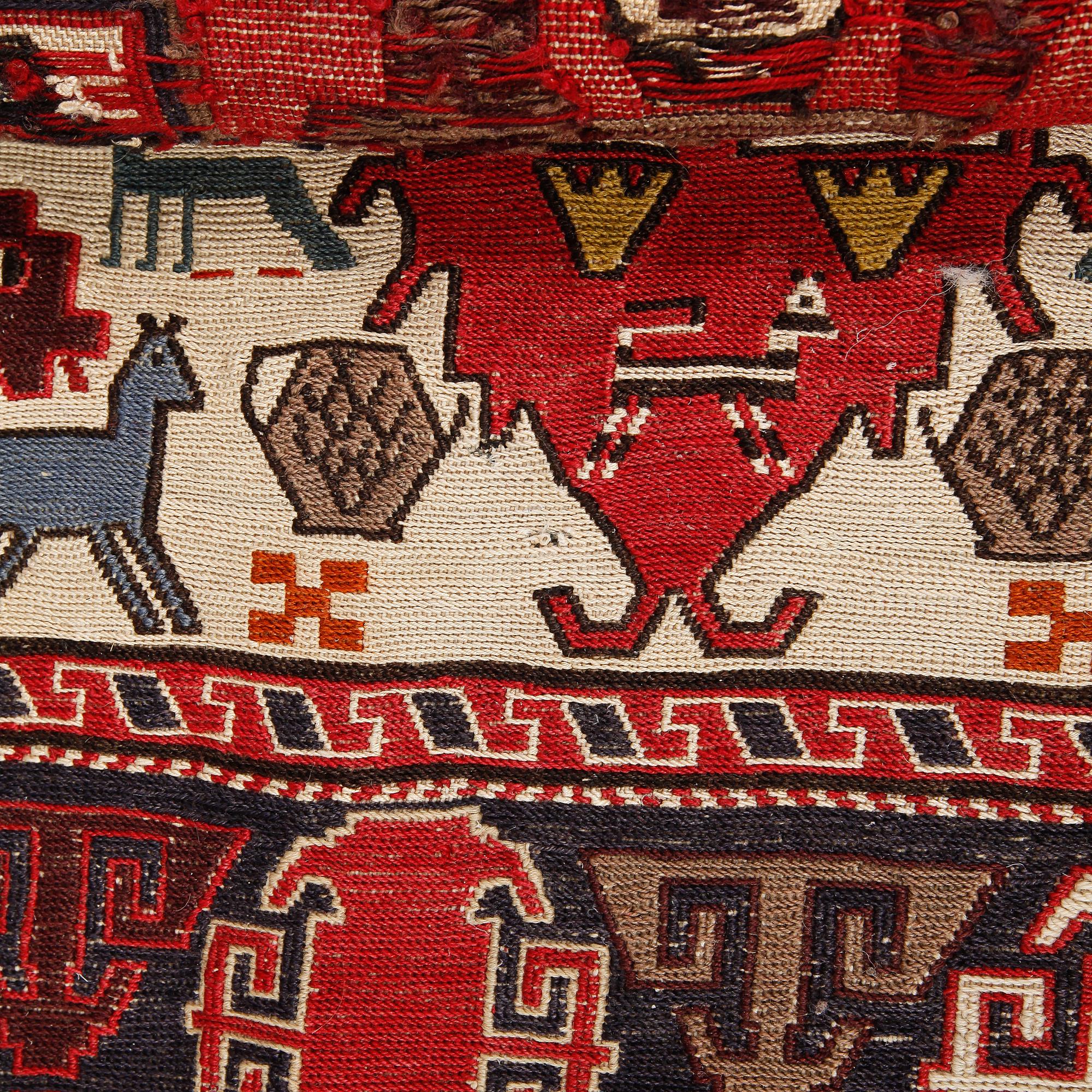 MATTA, Kelim Soumak, 1900-talets senare del, ca 190 x 116 cm.