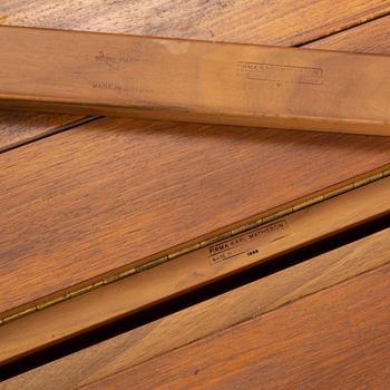 A 'Maria Flap' gateleg table by Bruno Mathsson for Karl Mathsson, dated 1968.