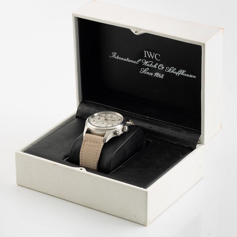IWC, Pilot's Watch, Spitfire, chronograph, wristwatch, 39 mm.