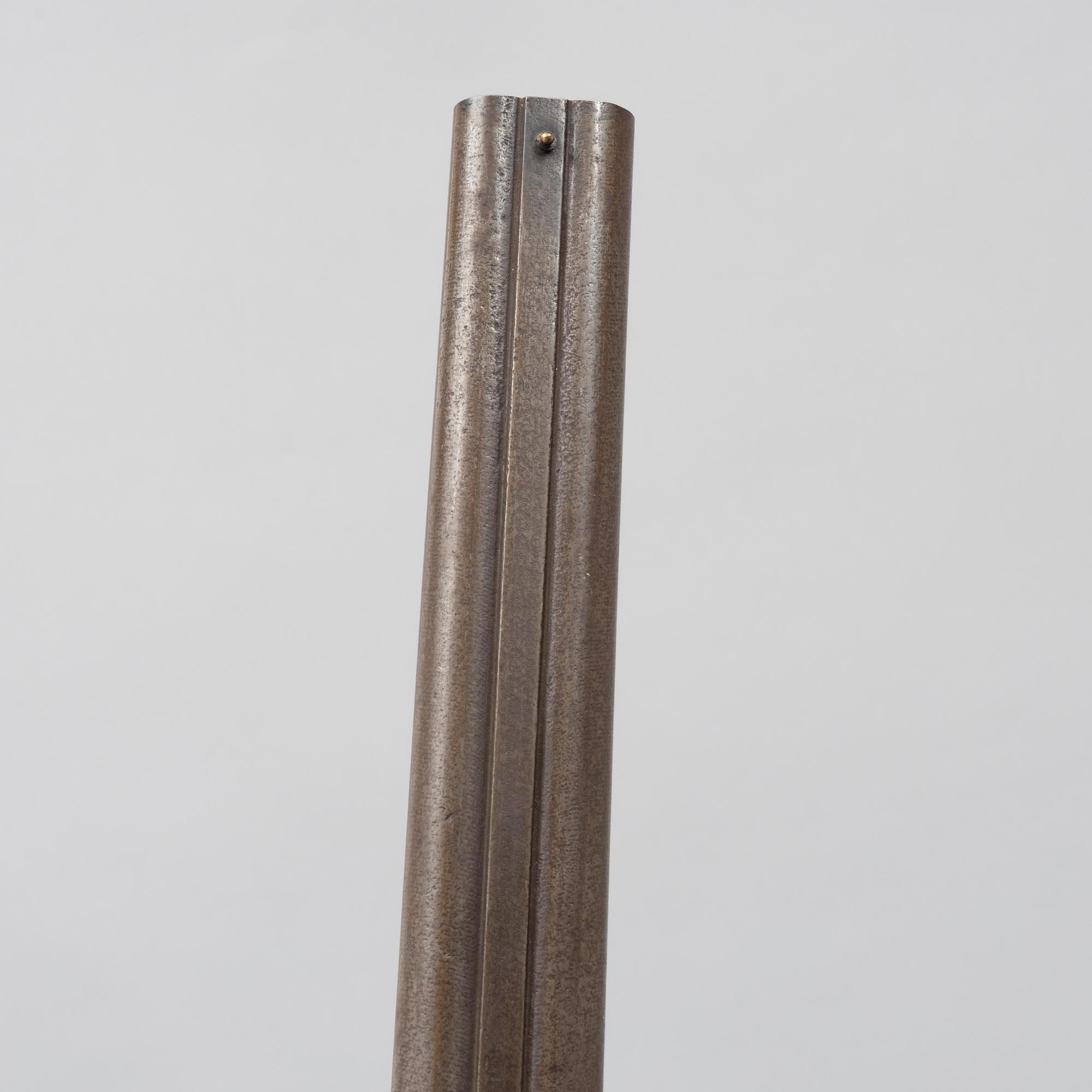 Percussion gun, double-barrelled, signed Arendt a Liège, second half of the 19th century.