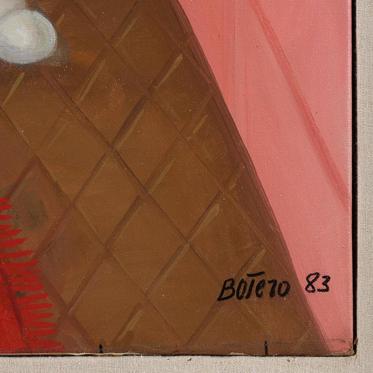 Fernando Botero, "El cuarto de baño".