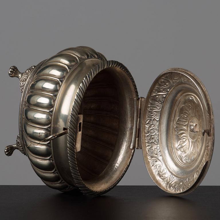 SOCKERSKÅL OCH STRÖSKED, av Erik Nordgren, verksam i Jönköping 1817-47, senempire.