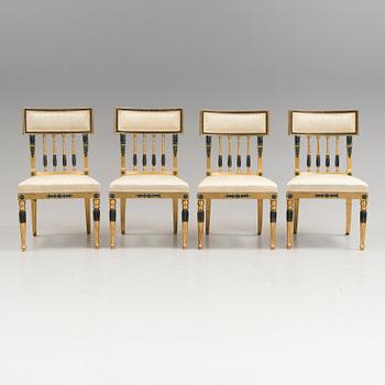 A set of four chairs by Nordiska Kompaniets, first half of the 20th century.