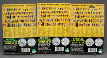 STAR WARS, 5 stycken actionfigurer, Kenner 1984.