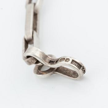 Karl-Ingemar Johansson, necklace, silver, Gothenburg 1976.