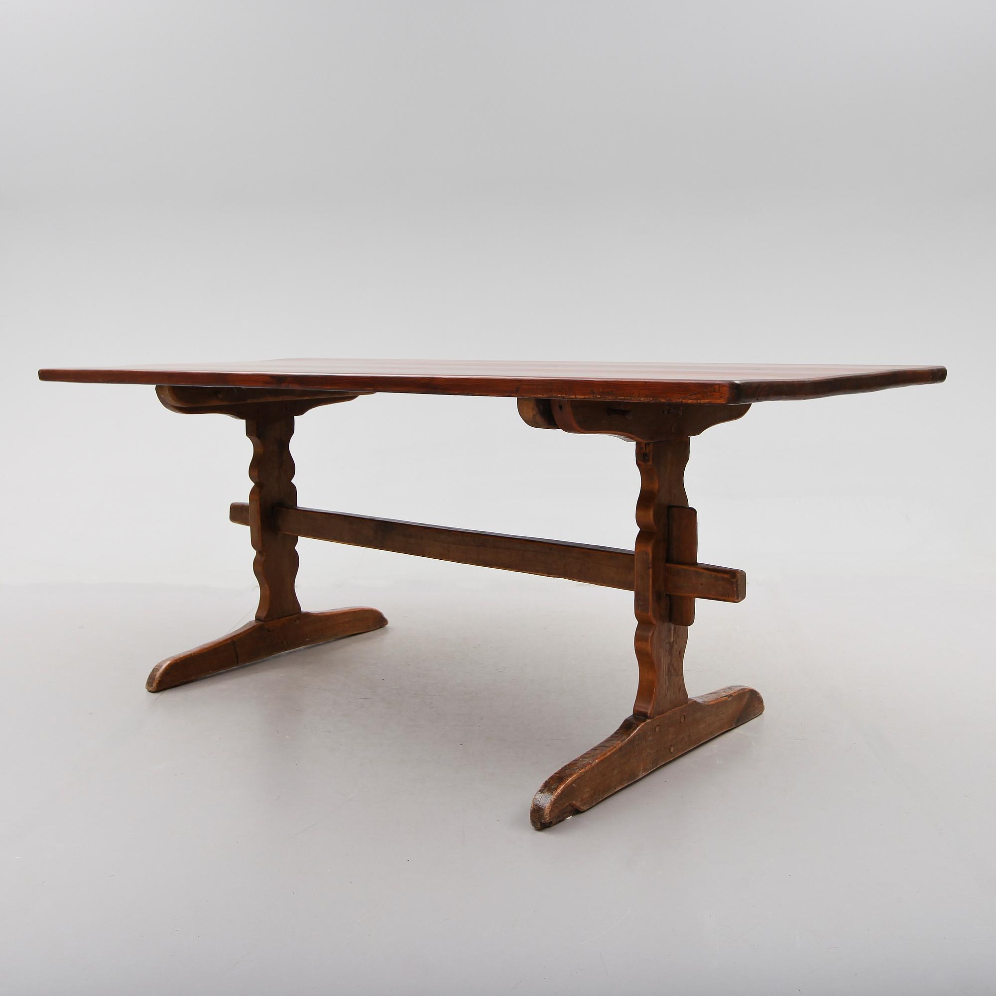 BOCKBORD, allmoge, 1800-talets första hälft.