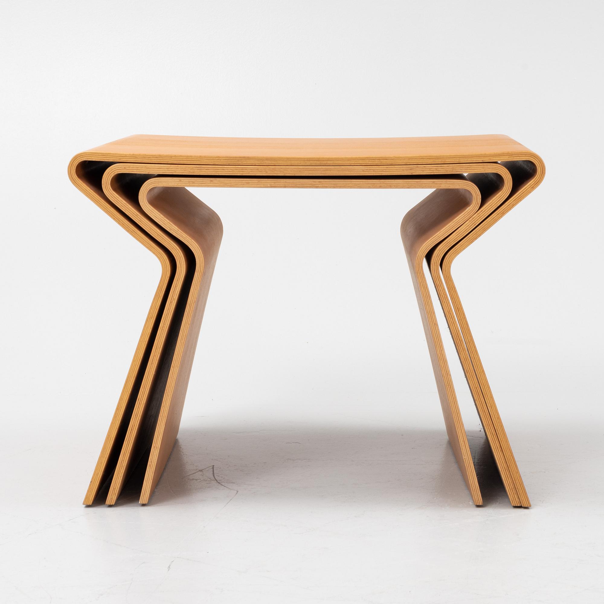 Grete Jalk, satsbord, 3 delar, Lange Production, 2008.