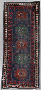 GALLERIMATTA, semiantik Kaukas, ca 335x140 cm.