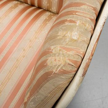 TRÅGSOFFA, gustaviansk, omkring år 1800.