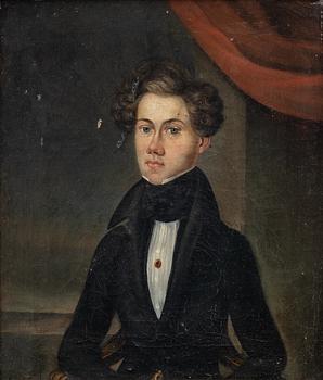 Porträtt av ung man, Empire, 1800-talets första hälft, England.
