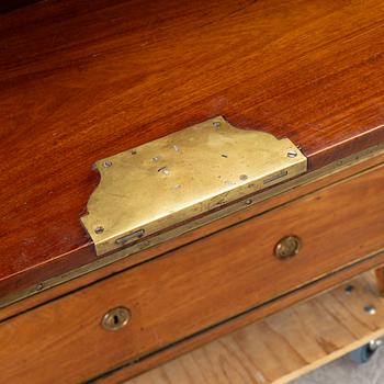 Secretary, late Gustavian, late 18th century, signed.