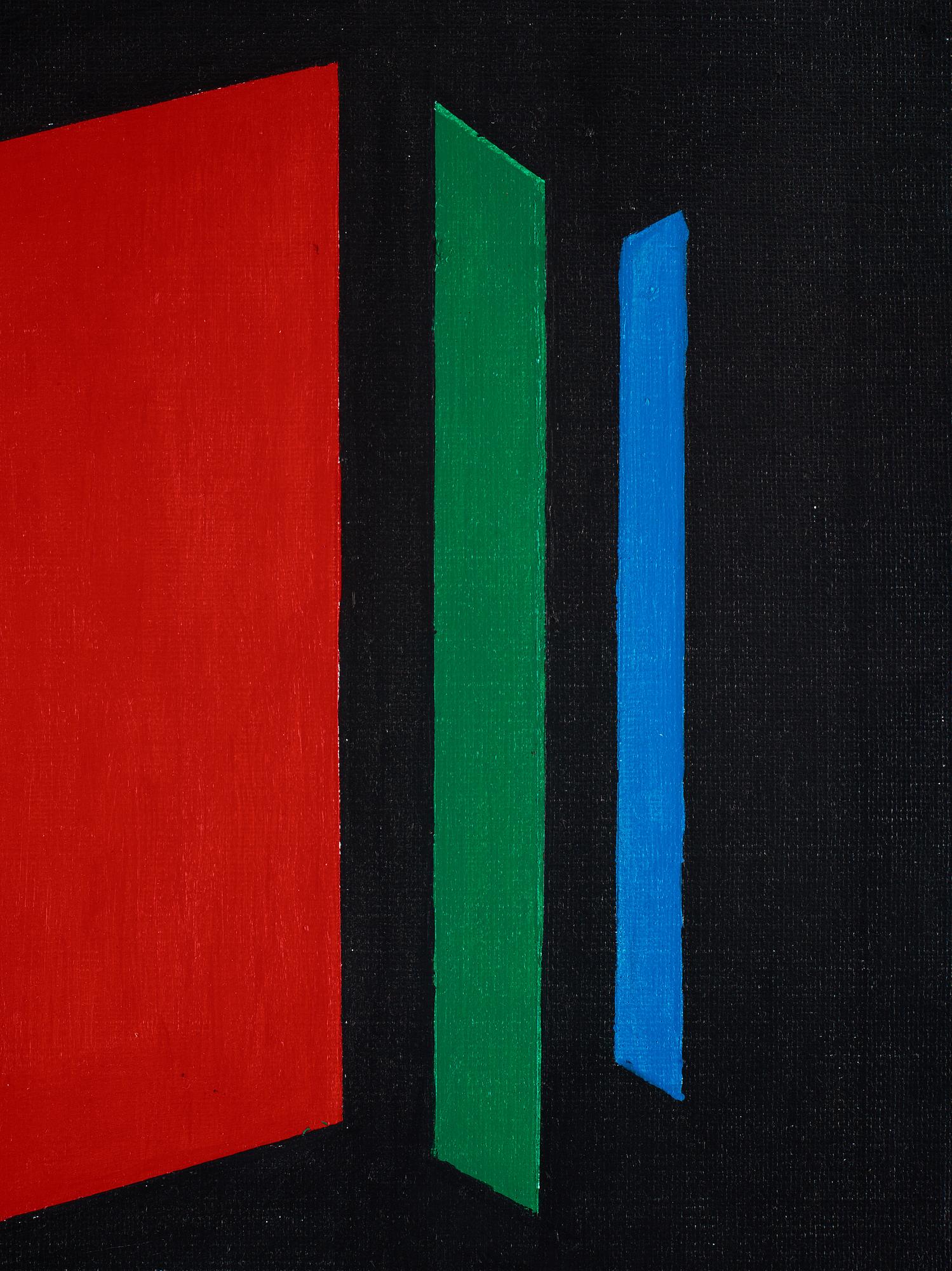 ERIC H OLSON, acrylic on canvas, signed verso.