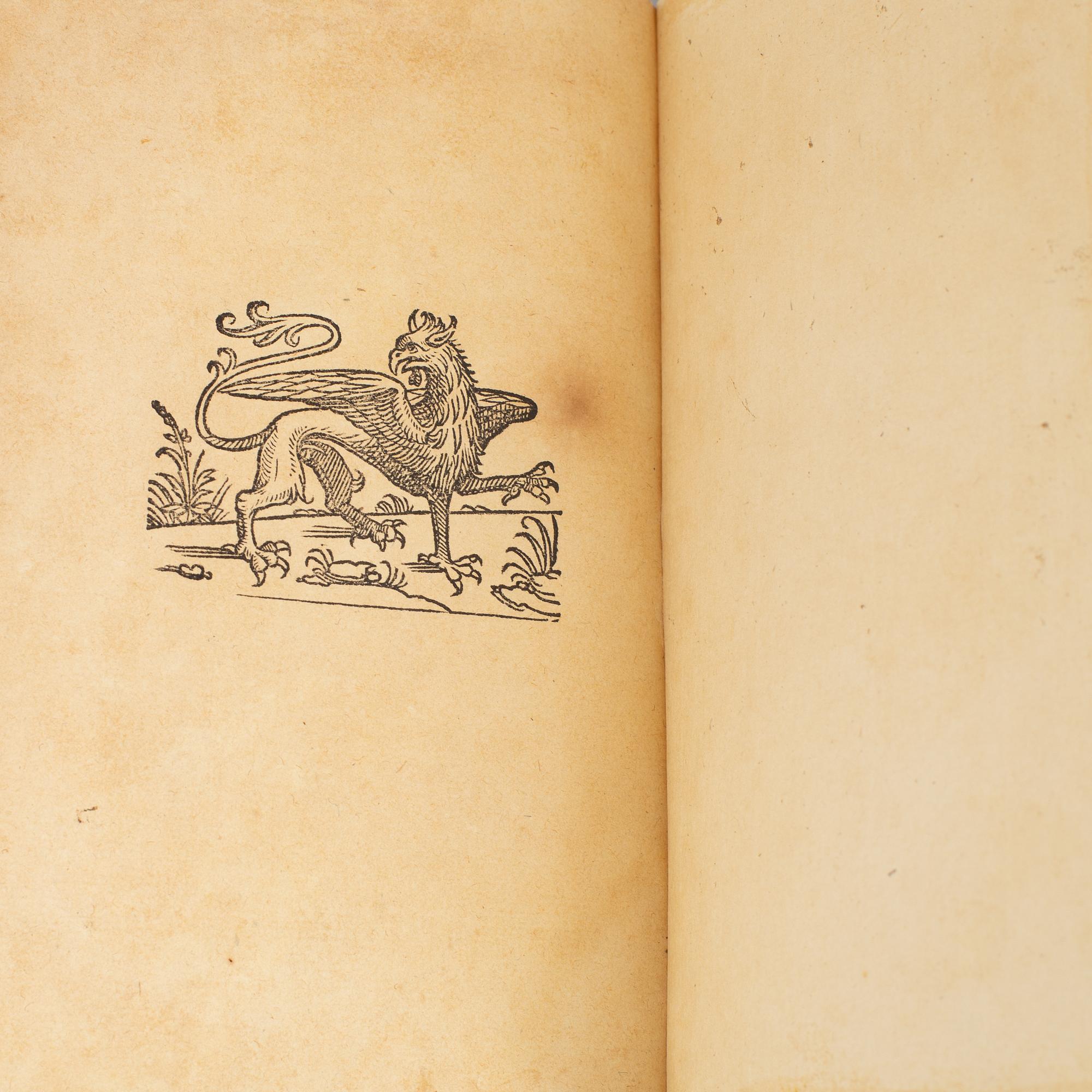 BOOK, Latin poem, 1536.