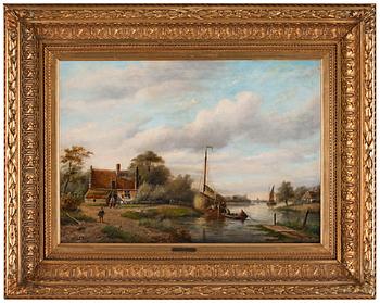 Jan Jacob Spohler, Figurer i ett flodlandskap.