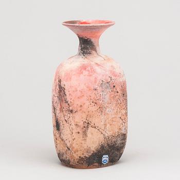 A MURANO GLASS LAMP BASE.