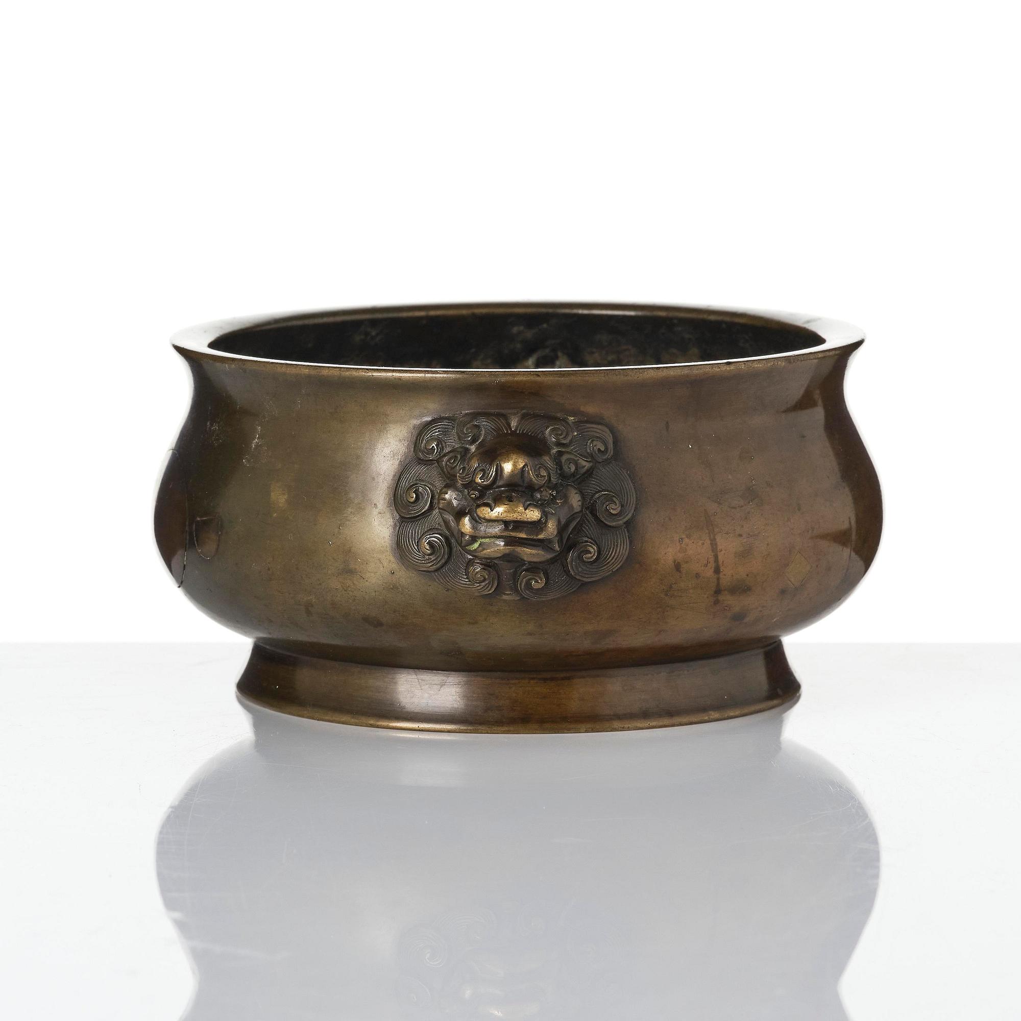 A bronze censer, Qing dynasty, 19th century with a Xuande mark.