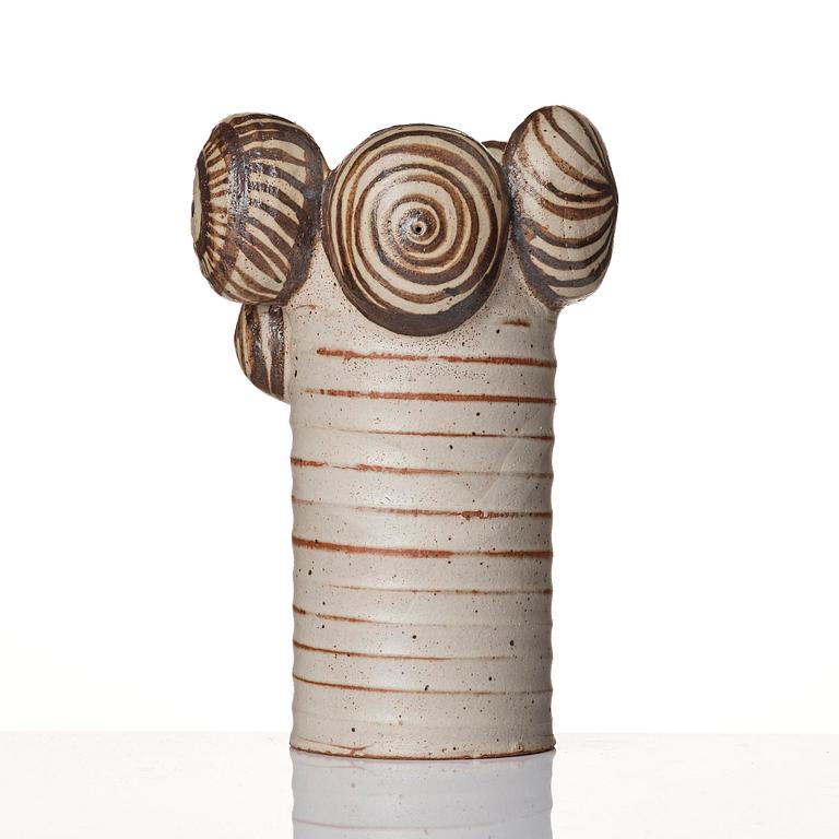 Lisa Larson, a unique stoneware vase, Gustavsberg Studio, probably 1960s.