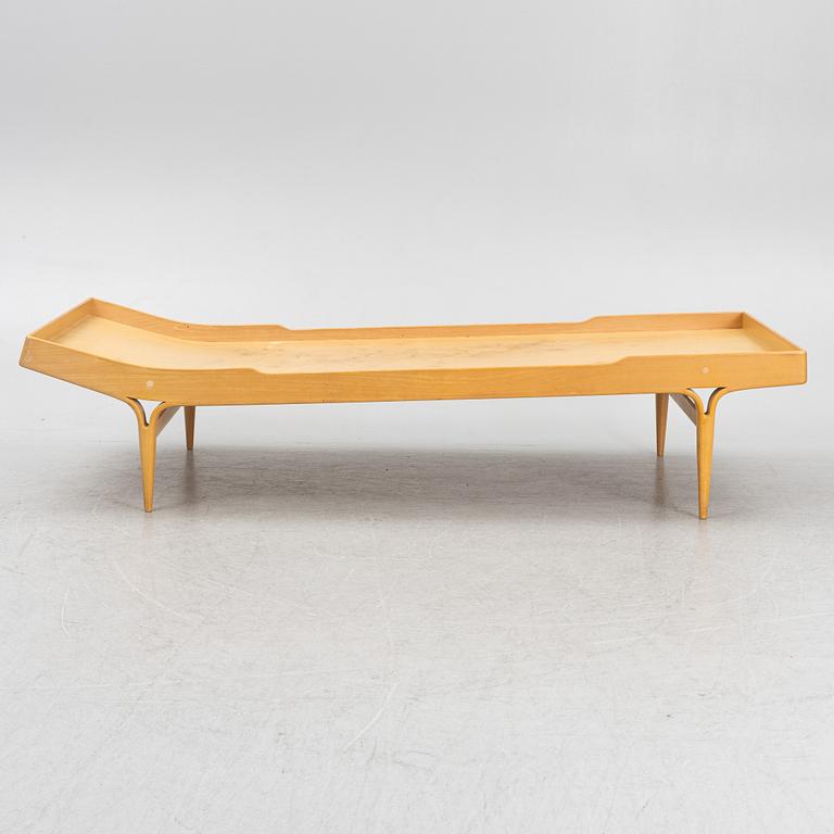 Bruno Mathsson, dagbädd modell "T 303 Berlin 60", Firma Karl Mathsson, Värnamo, daterad 1963.