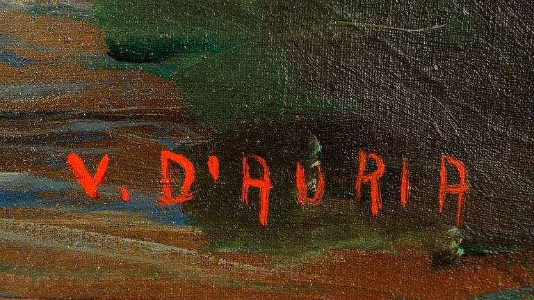 VINCENZO D'AURIA, olja på duk, sign.