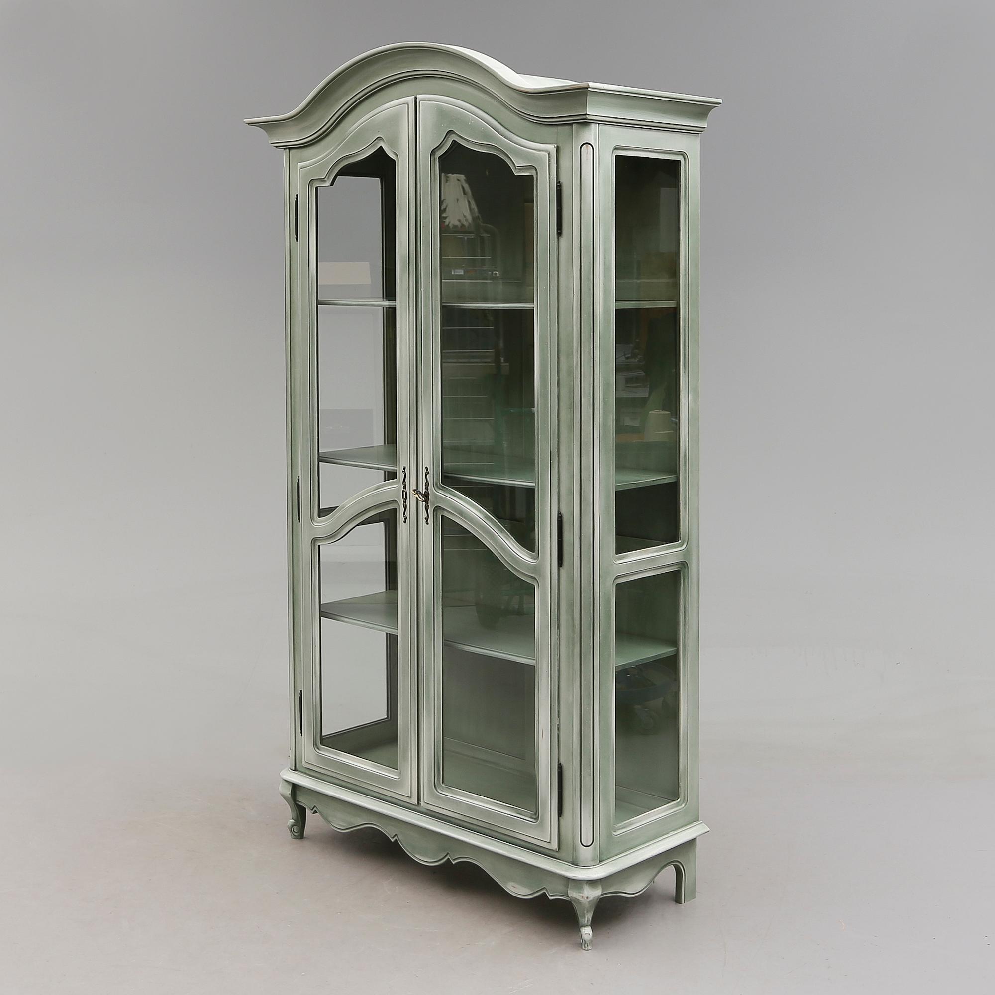 VITRINSKÅP, rokokostil, 1900-talets slut.