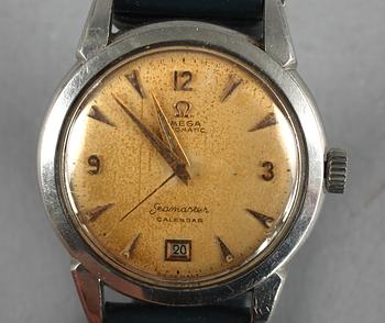 HERRARMBANDSUR, Omega Seamaster Automatic Calendar, 1950-tal.