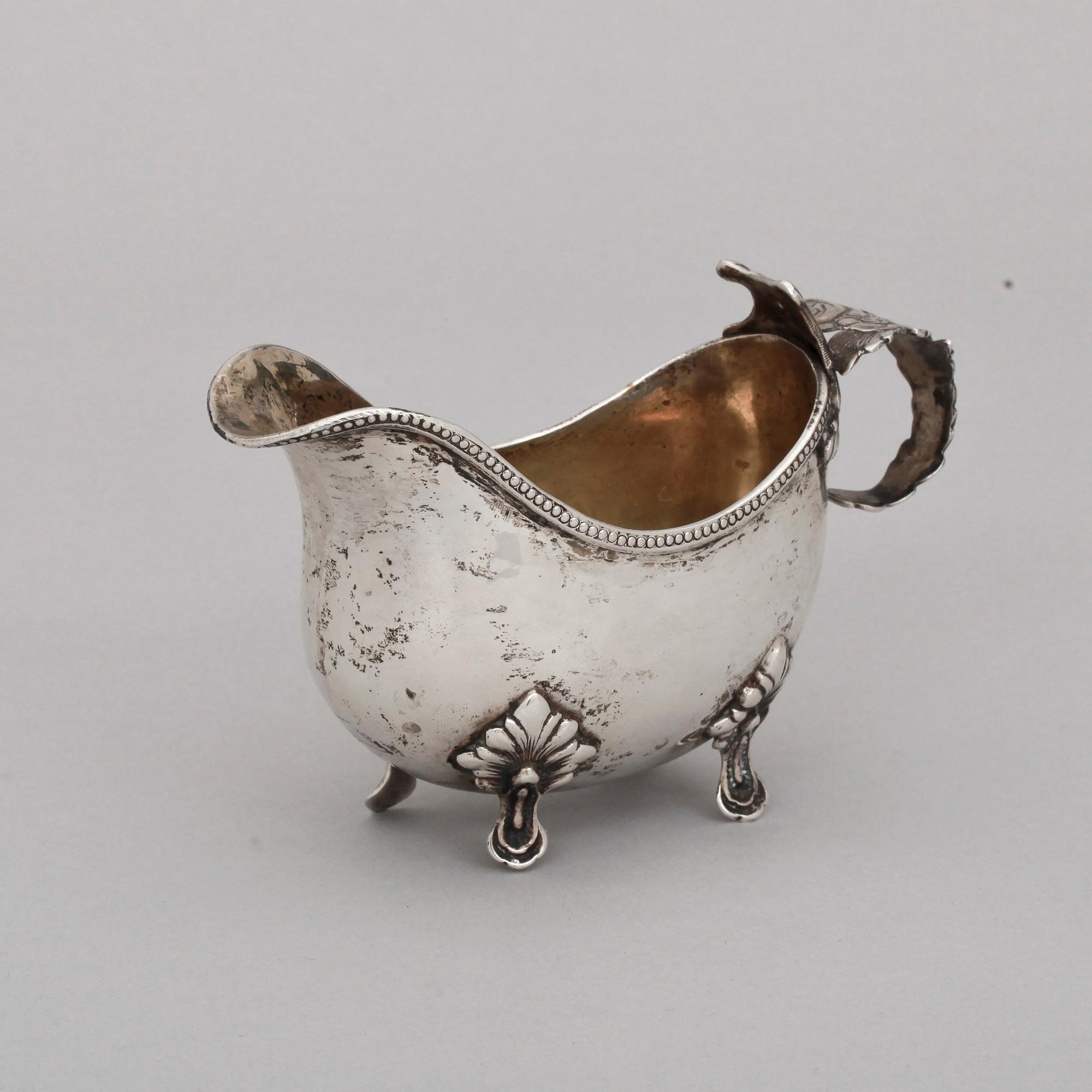 GRÄDDSNIPA, silver, importstämplar. 1900-talets första hälft. 160gr.