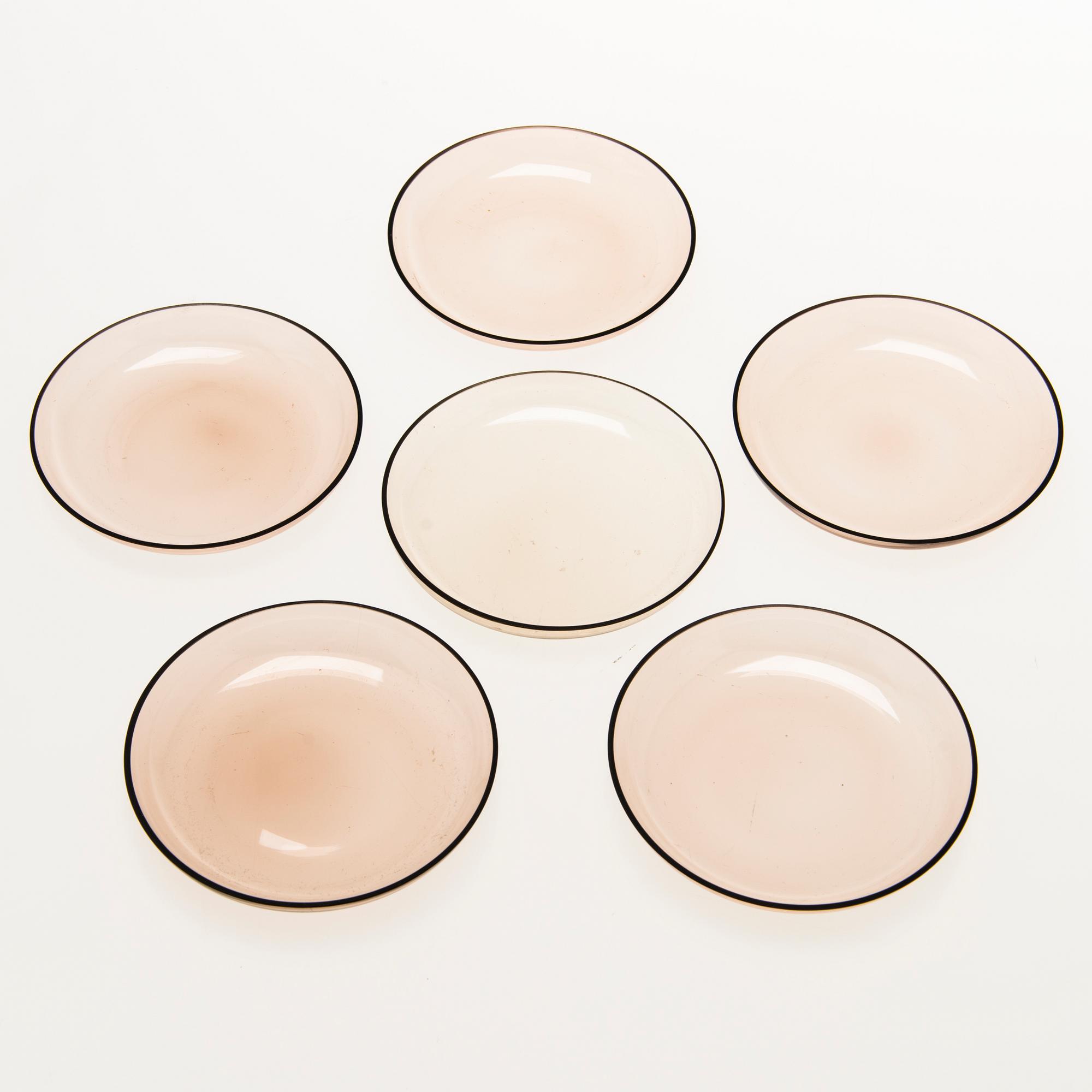 ERÄ LASIA, 24 osaa, mm. Tyra Lundgren. Riihimäen Lasi 1920-40-luku.