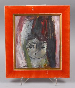 SANDELIN, BÖRJE, olja på pannå. Sign och dat -69.