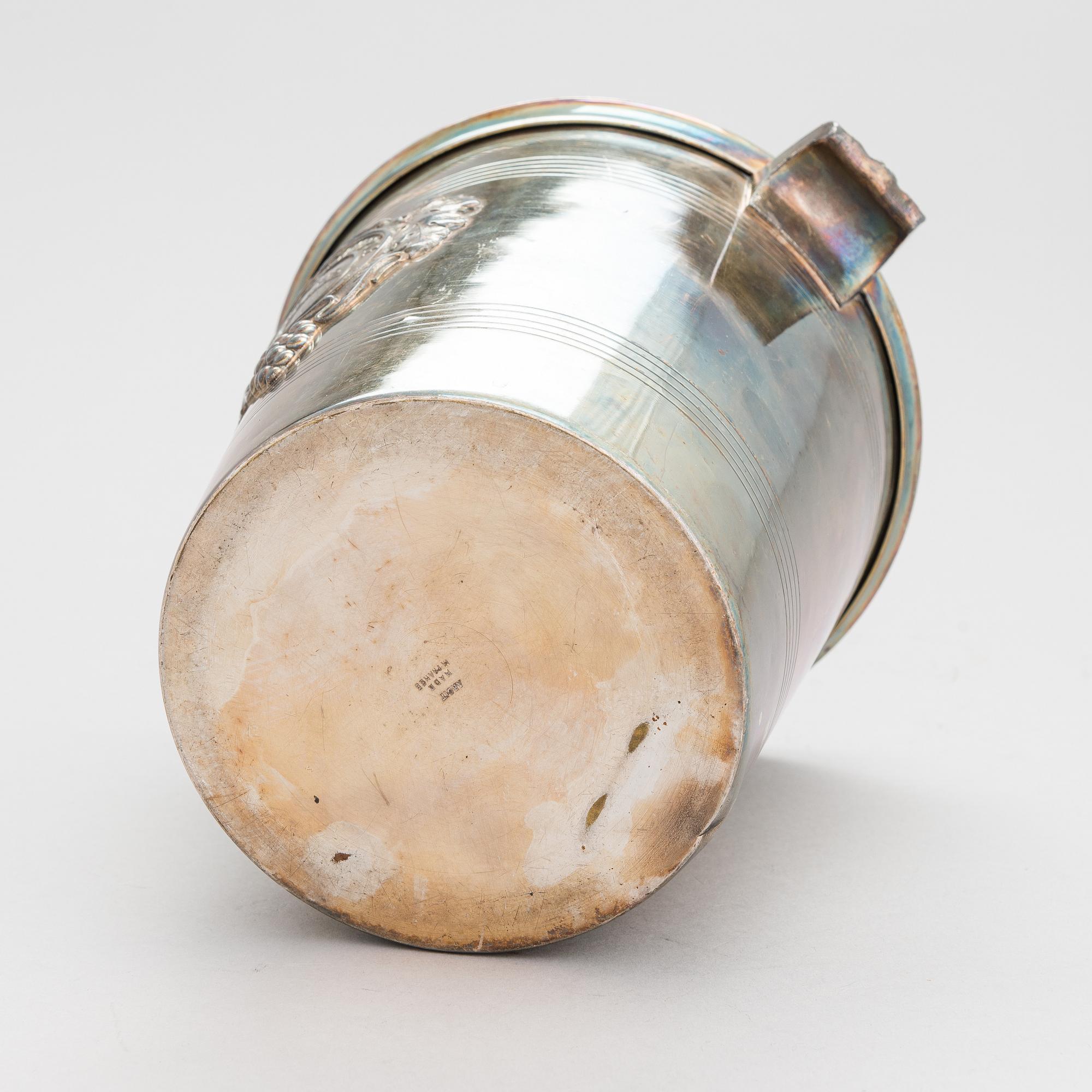Champagne cooler, Monopole, Argit, France 1930s.