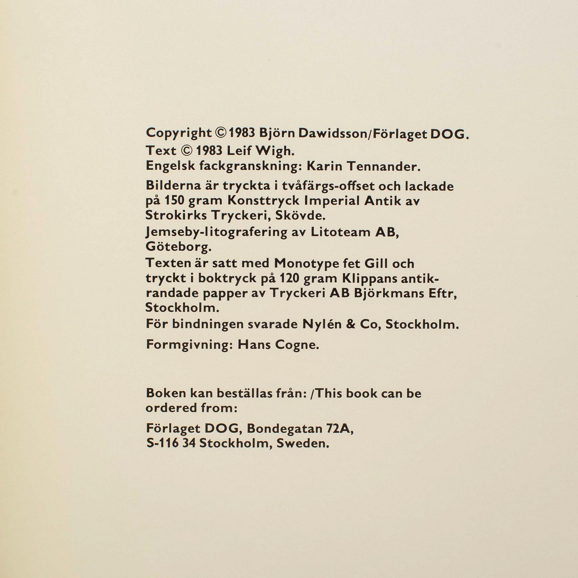 PHOTOBOOKS, Three (3) Ola Billgren, Jan Svenungsson, Christian Boltanski, Dawid.