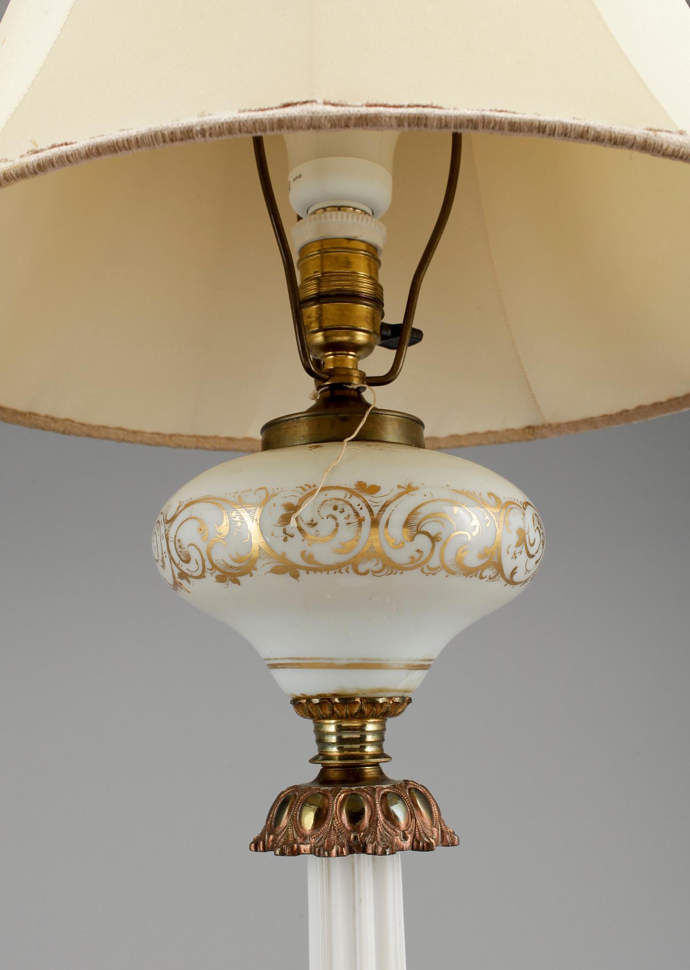 BORDSLAMPA, omkring 1900.
