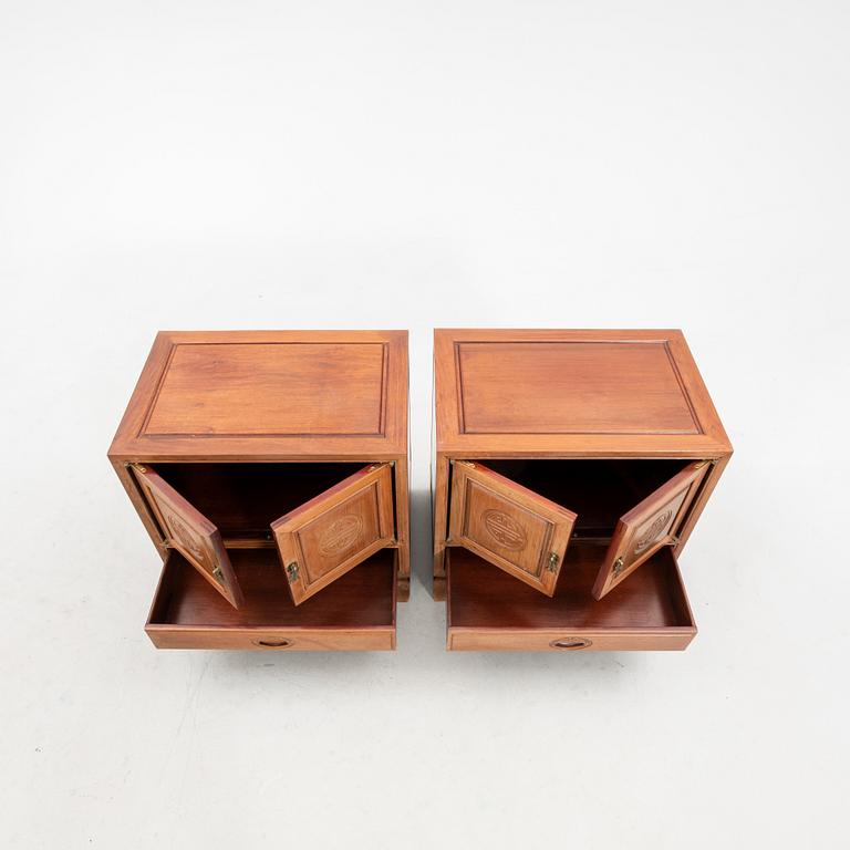 Side Tables/Bedside Tables, a Pair, China, Late 20th/Early 21st Century.