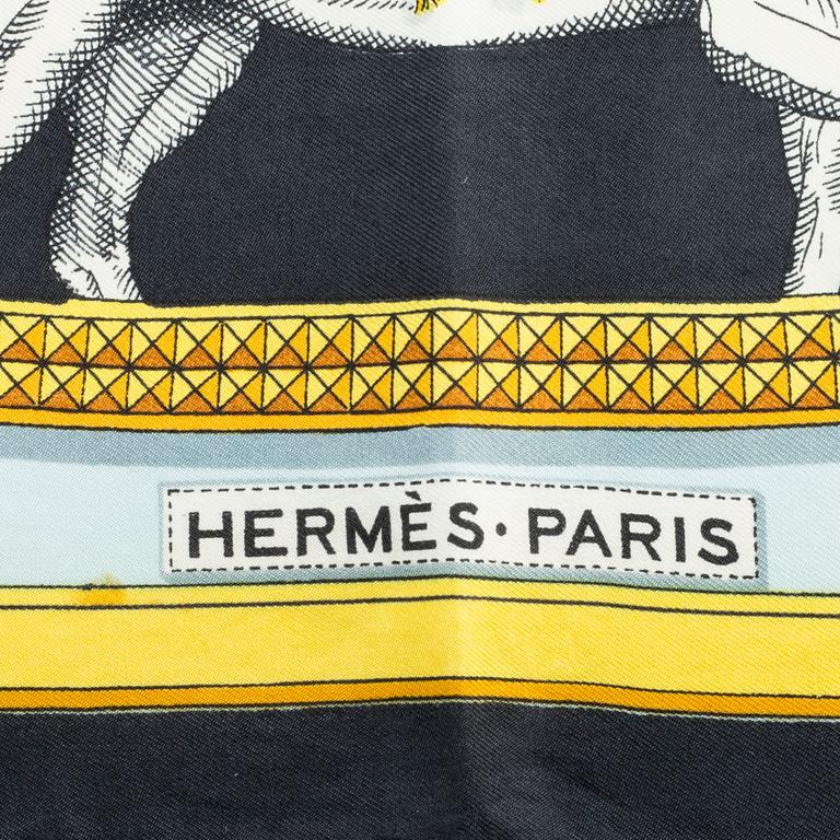 HERMÈS, "Grand Apparat", scarf.