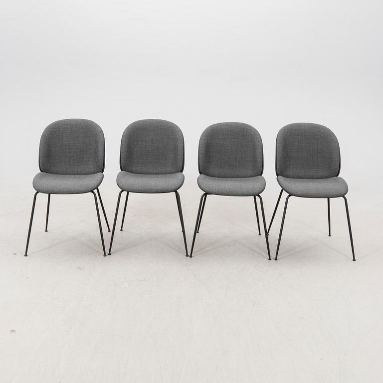 Gamfratesi, chairs 4 "Beetle" for Gubi, contemporary.