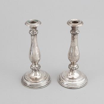 A pair of candlesticks, Vienna 1860s.