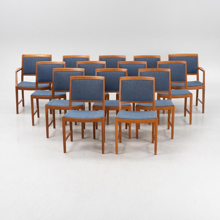 Bertil Fridhagen, a set of 14 chairs, Bodafors, 1960's.