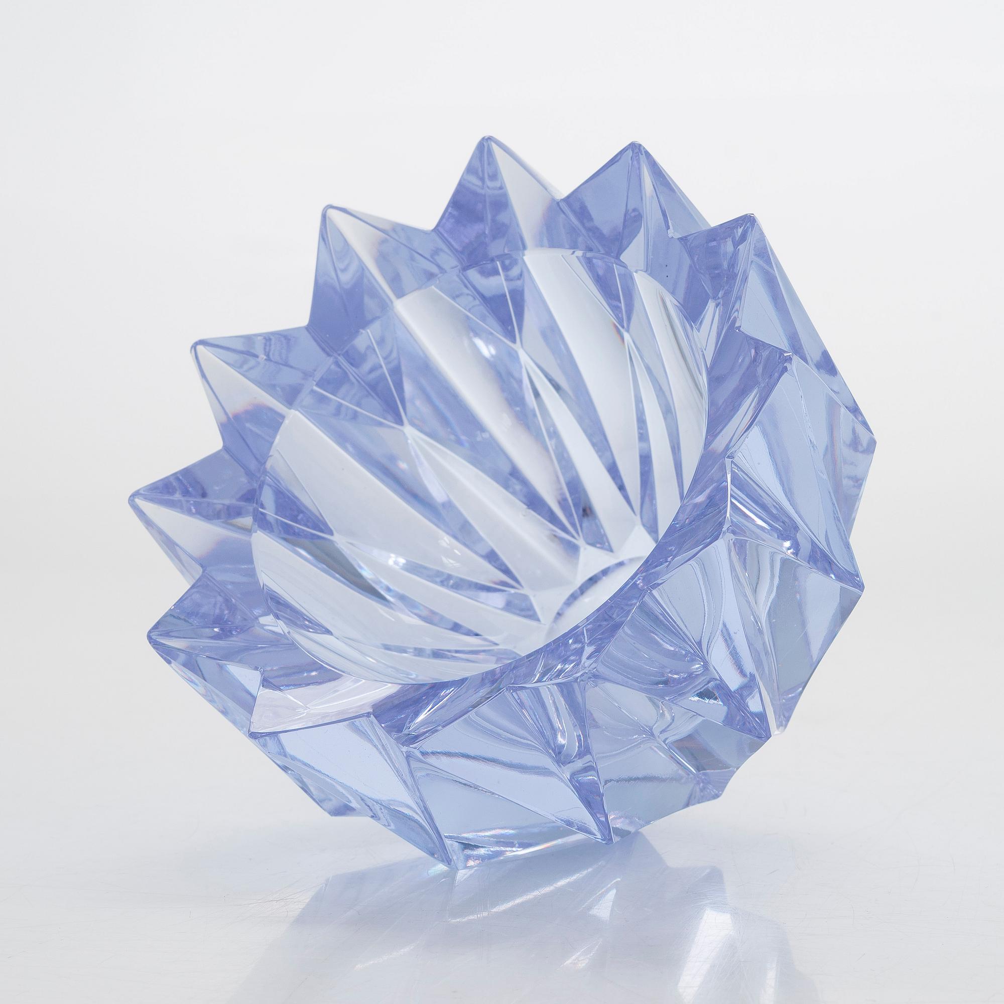 Aimo Okkolin, skål, "Näckros", signerad Aimo Okkolin Riihimäki oy.