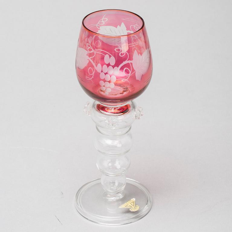 REMMARE, glas, 10 st. Gullaskruf. 1900-talets mitt.