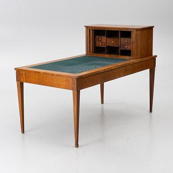 A Swedish Empire mahogany desk, first part 19th century.