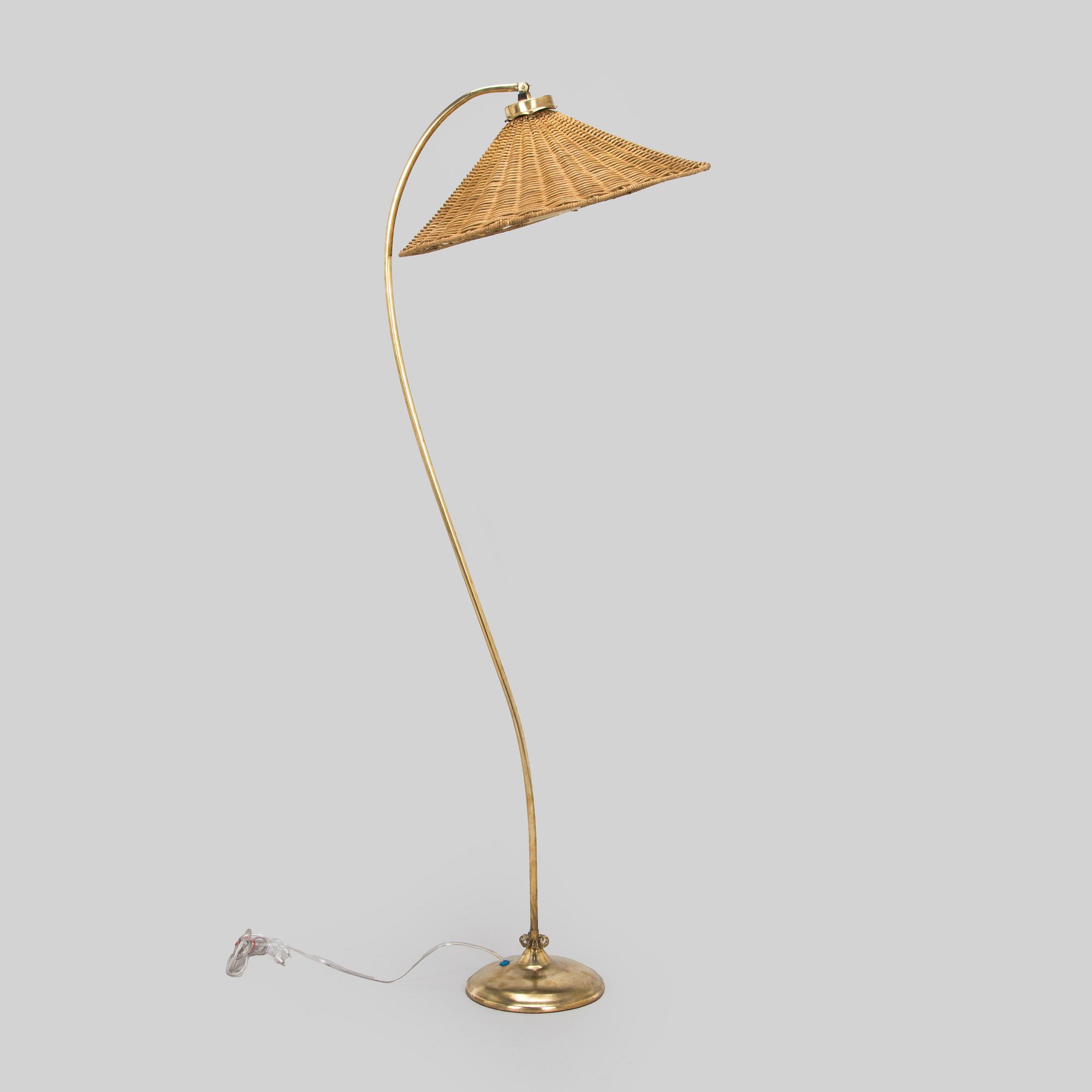A mid-20th century floor light, V. Soini, Finland.