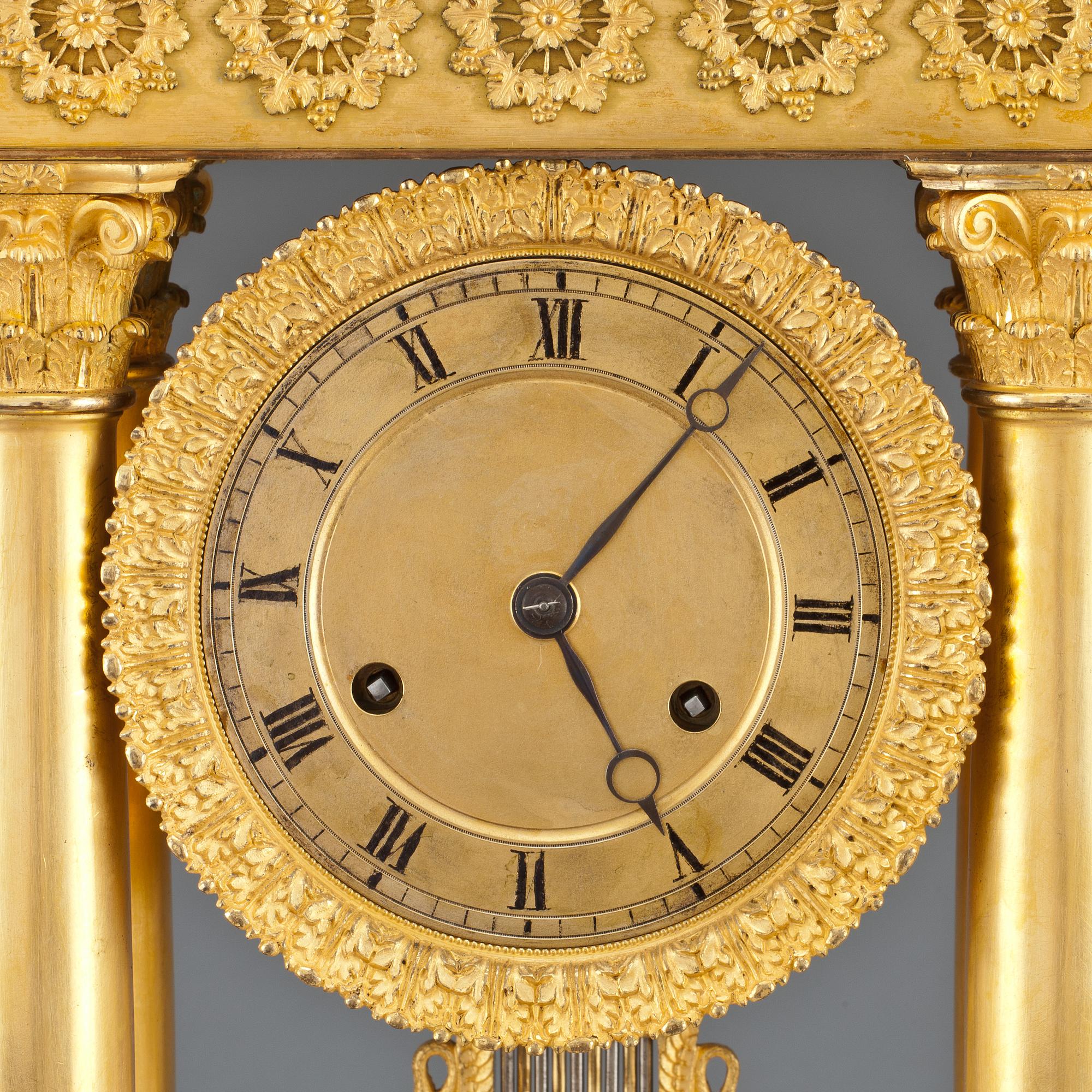 BORDSPENDYL, senempire, 1800-talets mitt.