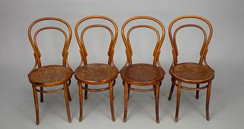 STOLAR, 4 st, bok, Jacob & Josef Kohn, Wien Österrike, 1900-talets början.