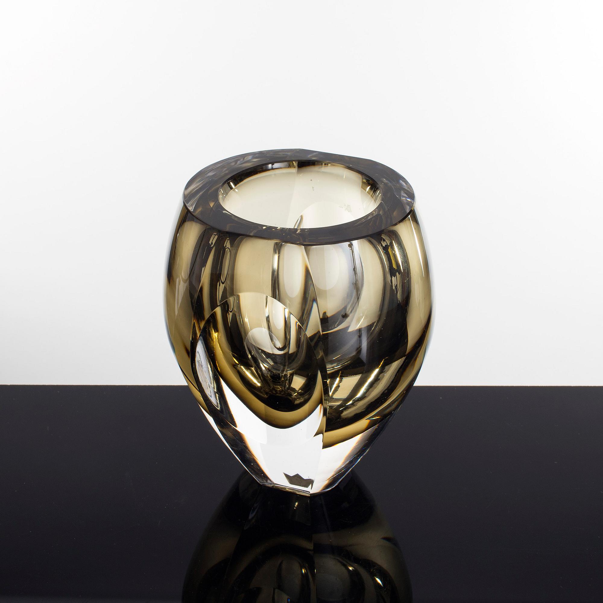 MONA MORALES-SCHILDT, vas, glas, "Ventana", Kosta, signerad.