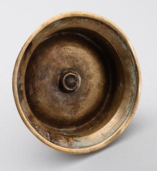 LJUSSTAKE, mässing, barock, 1600-/1700-tal.