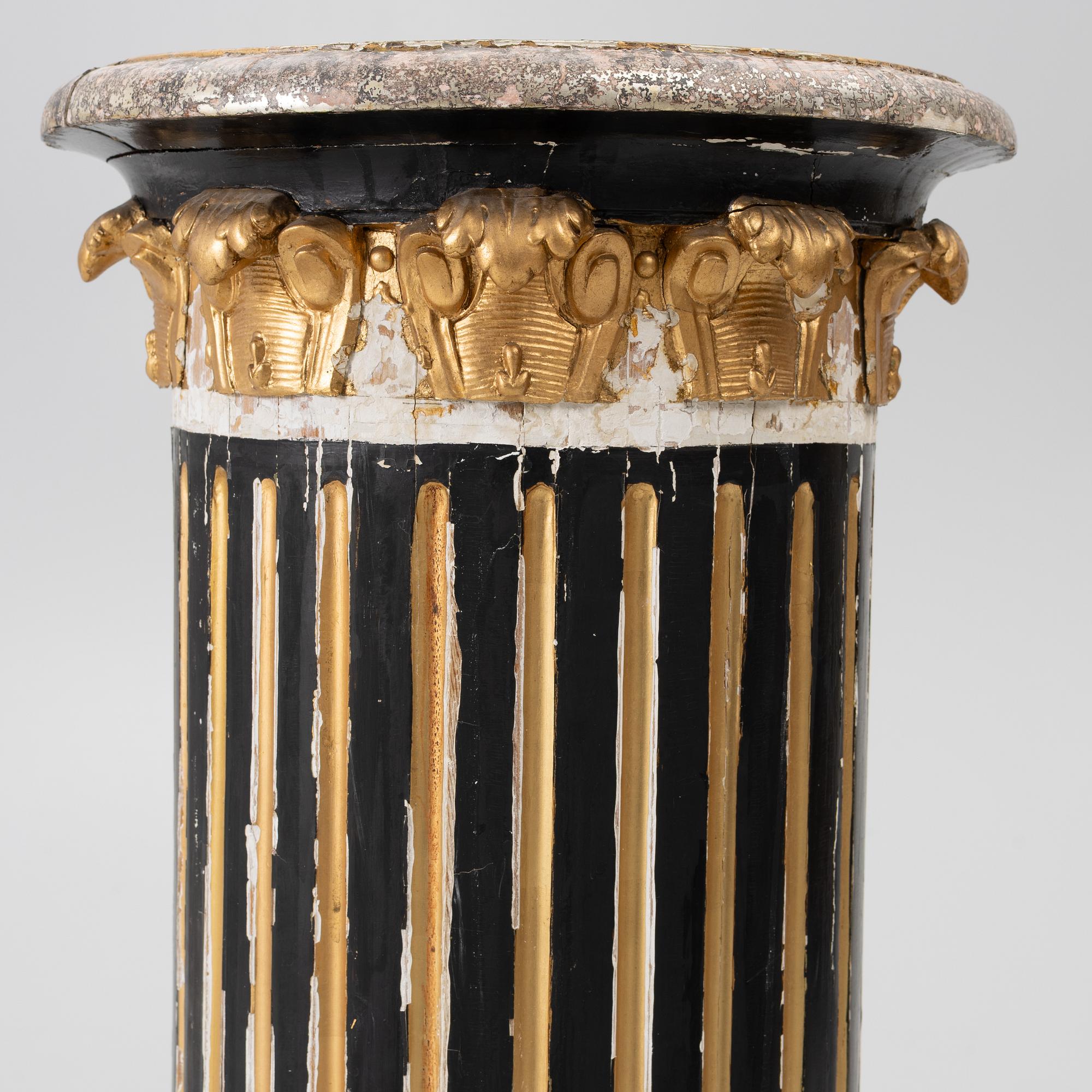 Piedestal, 1800-talets slut.