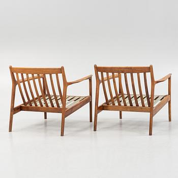 Folke Ohlsson, armchairs, a pair, USA-75, Dux.